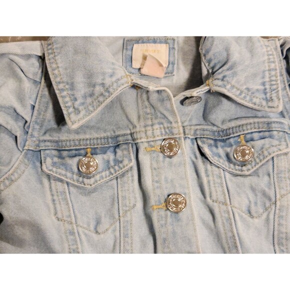FOREVER 21 GIRL Light Wash Denim Jacket~Size 5/6 - Picture 2 of 7